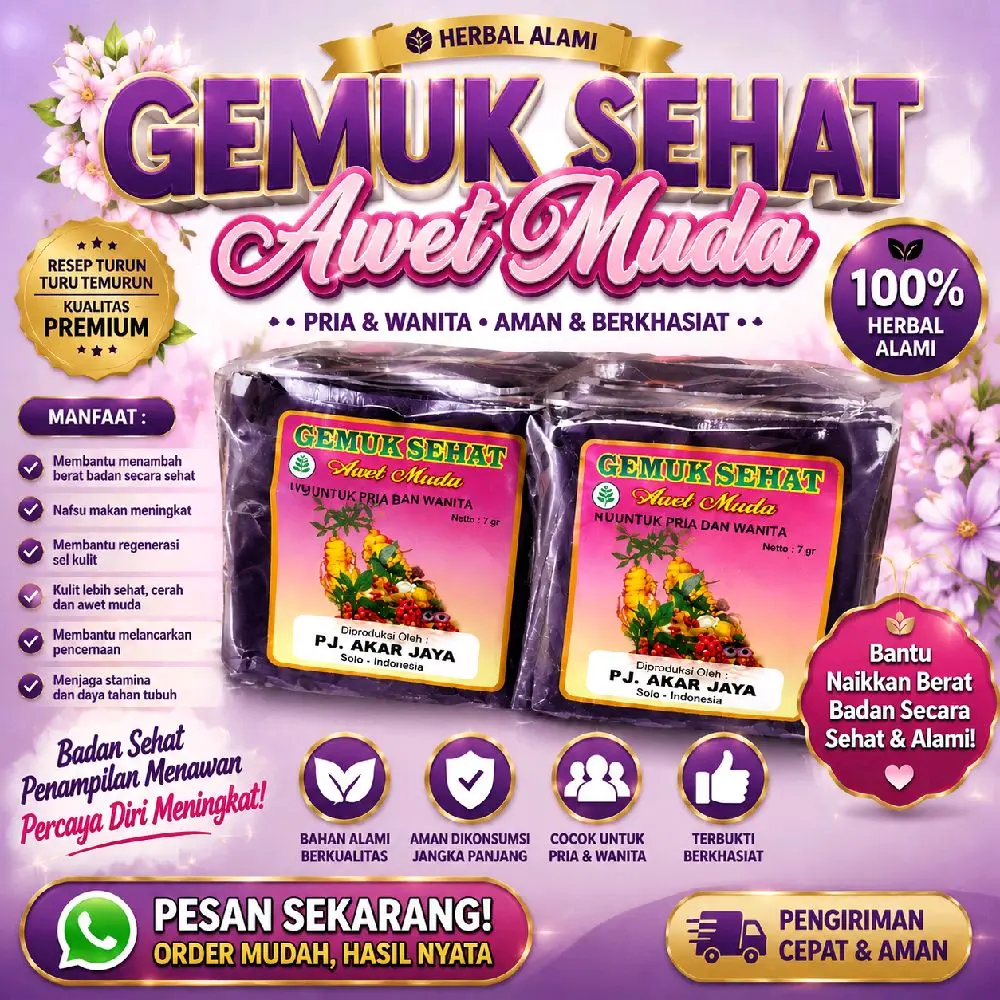 JAMU awet mudah isi 30 saset 1 pak