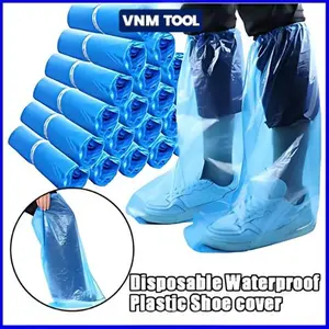 10Pcs Sarung plastik pelindung sepatu anti hujan banjir anti air | Jas Hujan Sepatu Waterproof | Cover Shoes