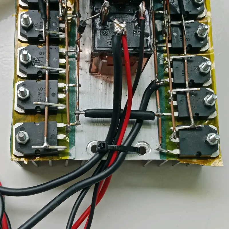MESIN INVERTER 10 transistor 4