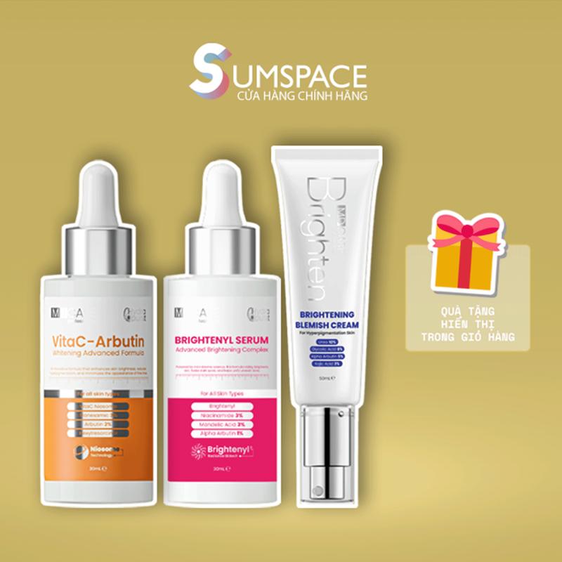 SUM SPACE CÔNG TY Serum MD CARE VitaC-Arbutin Serum - Whitening Advanced Formula Brightenyl Serum - Advanced Brightening Complex Kem Dưỡng Brightening Blemish Cream Hỗ Trợ Sáng & Sắc Tố Da Không Đều Màu