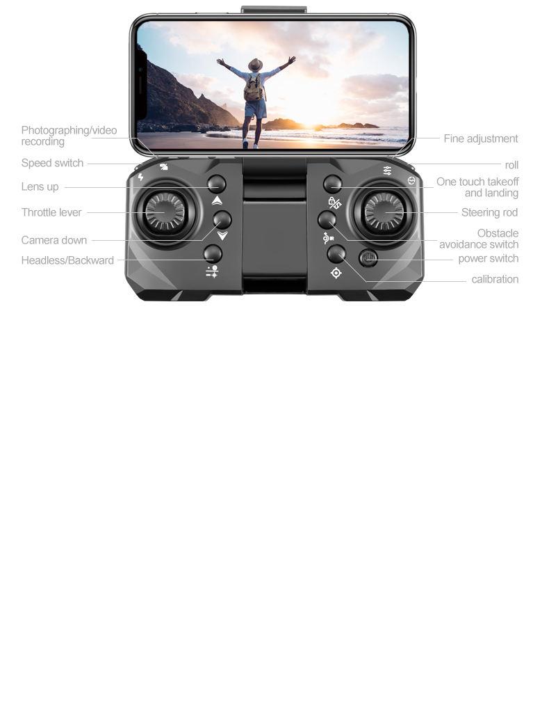 Product Introduction of [KYOPCE] S1S Brushless Drone 4k Professional 8K HD Camera 5G Wifi FPV Obstacle Avoidance Aerial Photography Foldable Quadcopter RC Dron 17