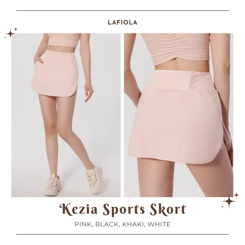 KEZIA SPORTS SKORT Rok Olahraga Tennis Golf Sportswear 0
