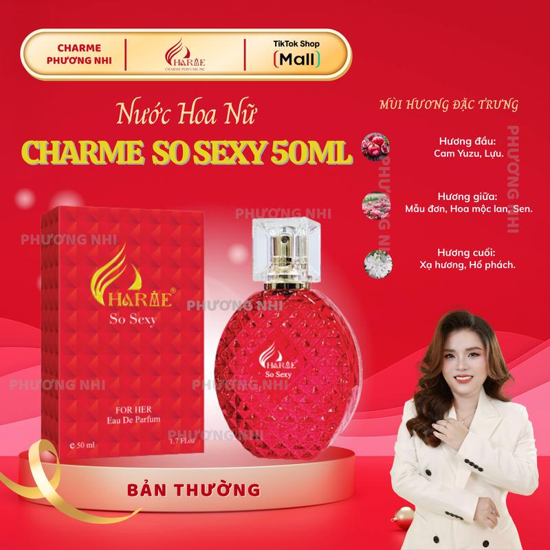 CHARME PERFUME - Nước hoa nữ SO SEXY 50ml-dịu nhẹ, quyến rũ