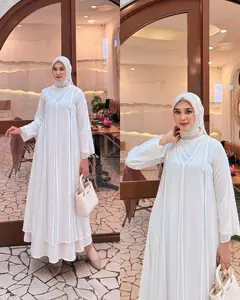 Abaya premium gamis abaya premiumu 189 Bordir Ceruty Mewah Arab Lembut Muslim Wanita