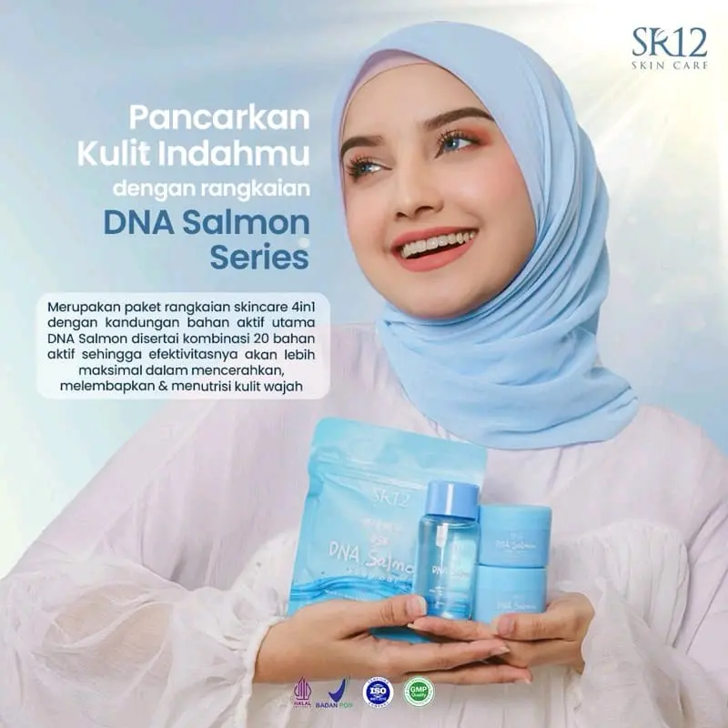 SR12 DNA SALMON PAKET 4in1 Mencerahkan Wajah 3