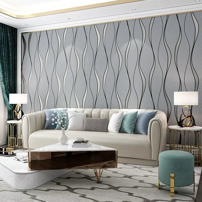 Wallpaper Dinding Gelombang Klasik 8m s/d 9m x 45cm 3