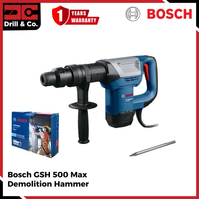 Gambar Bosch GSH 500 Max Demolition Hammer / Mesin Bobok Beton SDS MAX dari Drill&Co Kota Administrasi Jakarta Barat Tokopedia