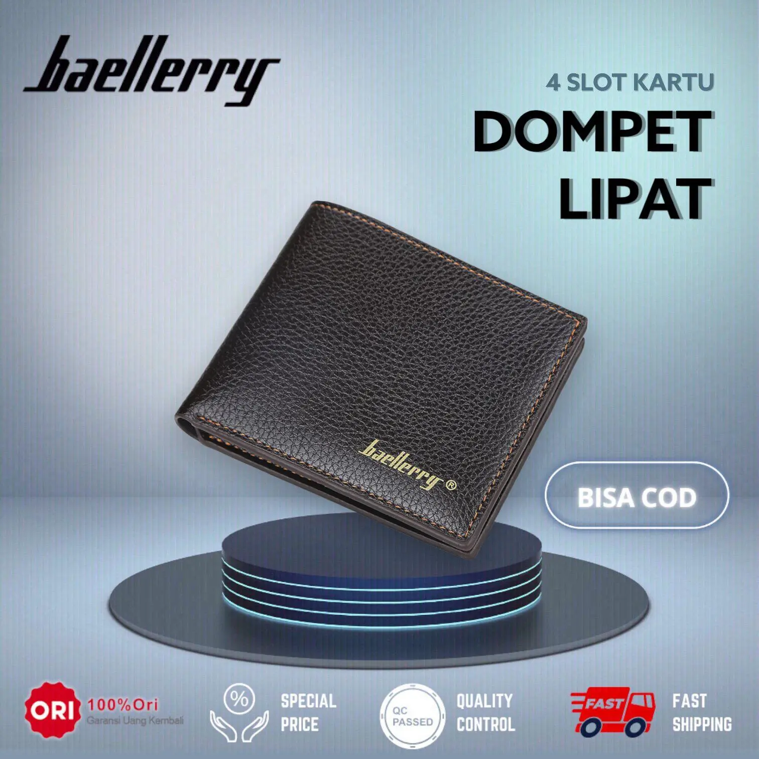Dompet Pendek Pria Kulit BAELLERRY D0810