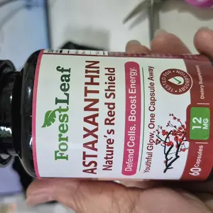 Astaxanthin 12mg – Antioksidan Alami dari Lautan untuk Kesehatan Seluler – 60 Kapsul Lembut
