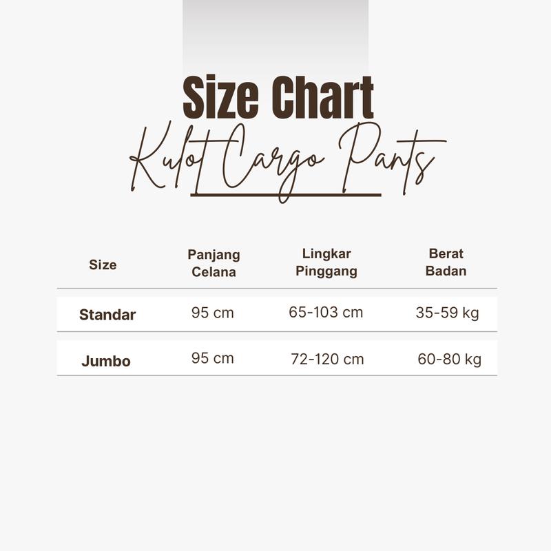 Product Introduction of Celana Kulot Cargo Highwaist Wanita Kekinian Zyta Full Karet ada Tali Serut Twill Combad 0