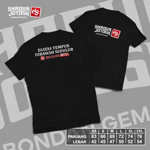 kaos shaduk jotosh kaos distro pria wanita unisex hitam