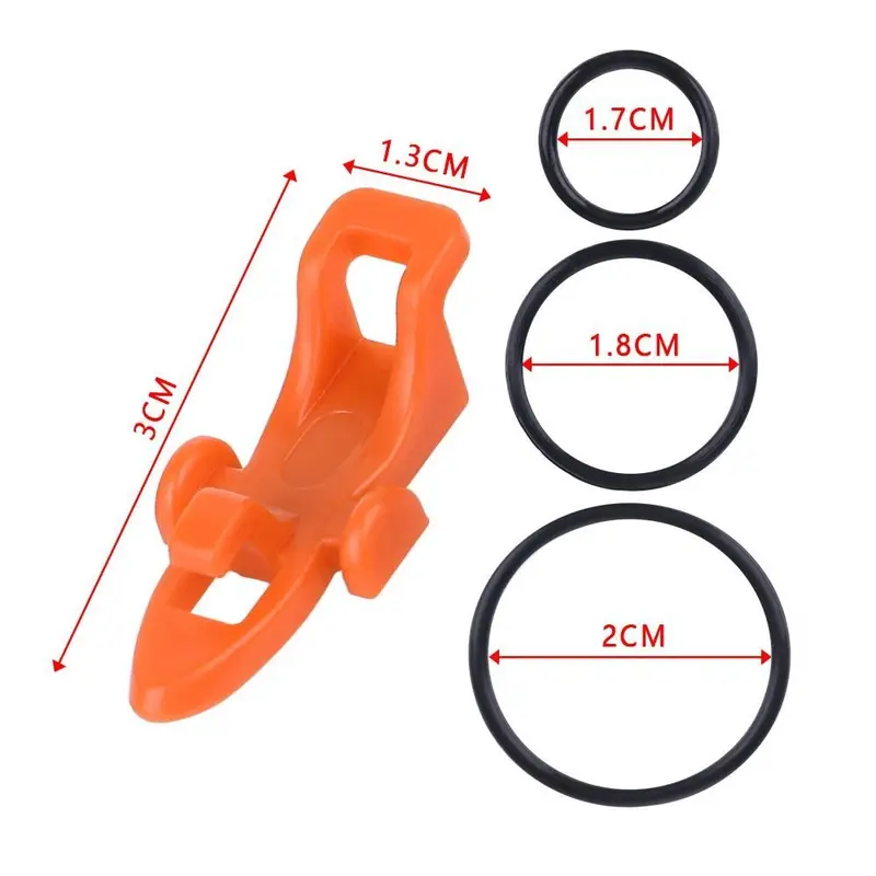 Móc ABS Cầm Tay Giữ Cá Mồi, 6 Màu, Móc Treo An Toàn, Thích Hợp Để Câu Cá, An Toàn Và Bảo Mật 2