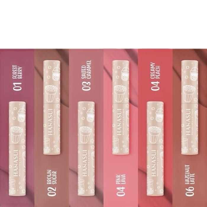 Lip Cream Hanasui Boba Edition All Shade 1
