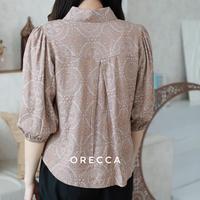 Gambar ORECCA - Zelina Top Atasan Wanita EID Lebaran - Cream dari Orecca.id Kota Administrasi Jakarta Barat 5 Tokopedia