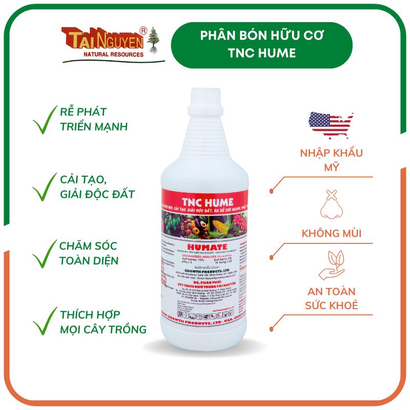 [Xu hướng mới] Phân bón hữu cơ sinh học TNC Hume [Hàng Mỹ] 1000ml - SUPER HUME 13% Humic 5% Fulvic - Phân bón Tài Nguyên
