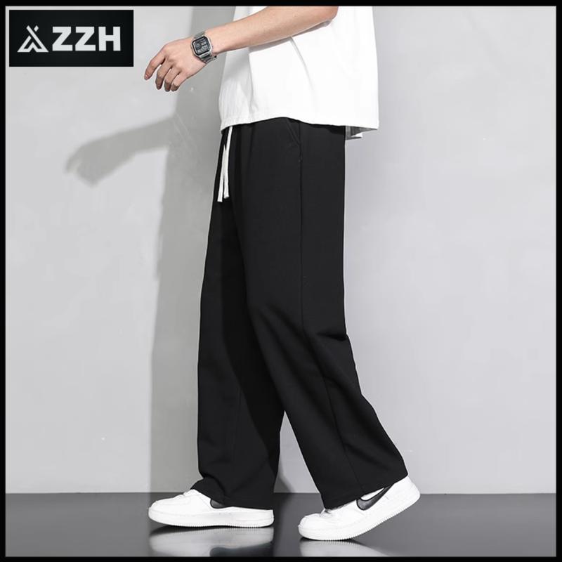 Product Introduction of Celana loose pants celana panjang pria korean style kasual celana gombrong pria kulot baggy pants celana longgar pria oversize pria celana kasual  celana hitam pria abu 21