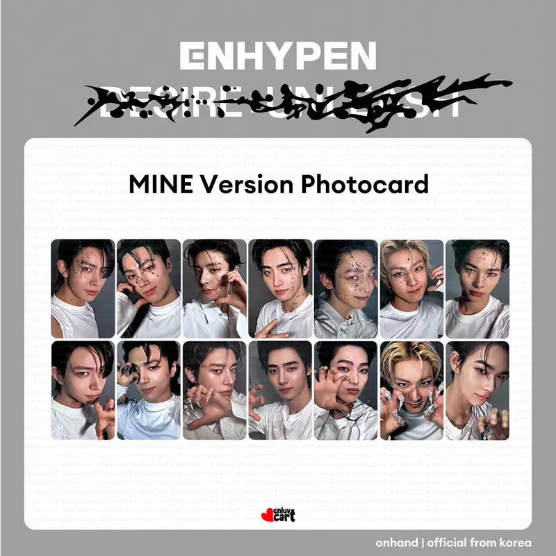 Enhypen Desire Unleash Studio Choom B Photocard - TikTok Shop