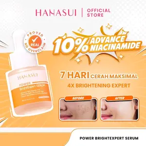 (REAL 10% ADVANCE NIACINAMIDE) Hanasui Power Bright Expert Serum - Mencerahkan, Kurangi Bintik Hitam Bekas Jerawat Pencerah Wajah
