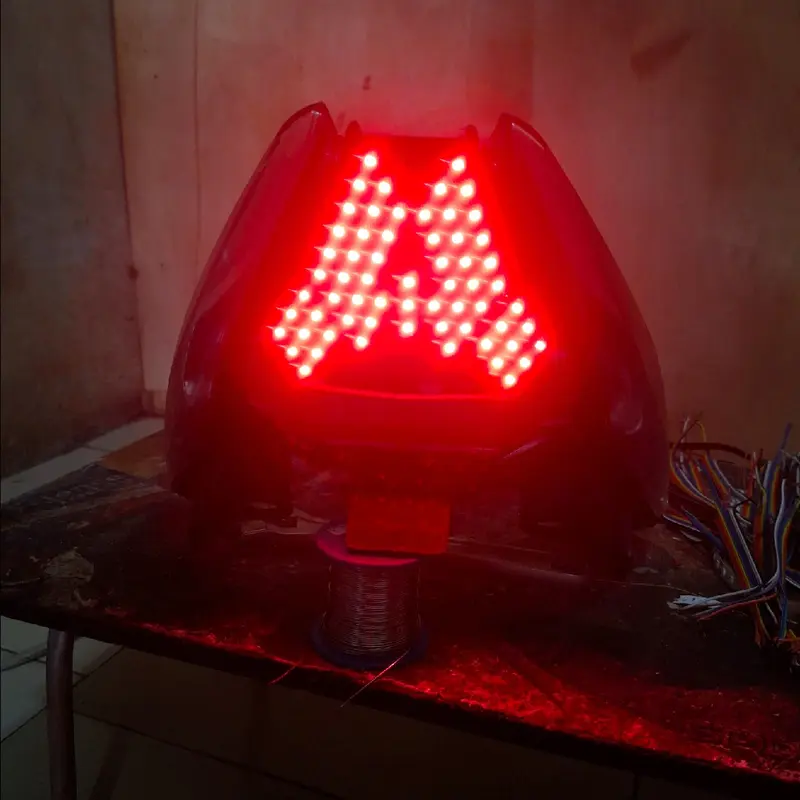 stoplamp running beat baru deluxe/street 2020-2024 10mode lampu rem Kendaraan Motor 2