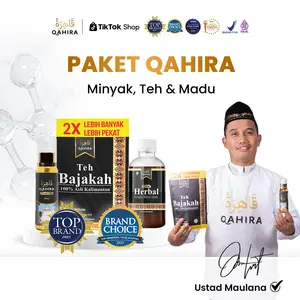Promo Qahira-Paket Hemat-Minyak, Teh dan Madu Bajakah Premium Untuk Kempeskan Benjolan (Lipoma, Tiroid, Tumor, Kista), Supleman Makanan-Suplemen Kesehatan, Sudah BPOM dan Halal MUI