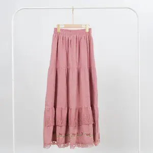 Oh Teen - Skirt Brodiere - Rok Bawahan Wanita
