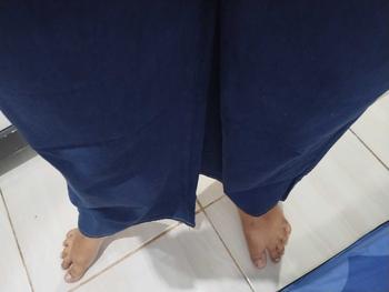 Product Review of Celana Boyfriend Jeans Kulot Panjang Highwaist from k**. 3