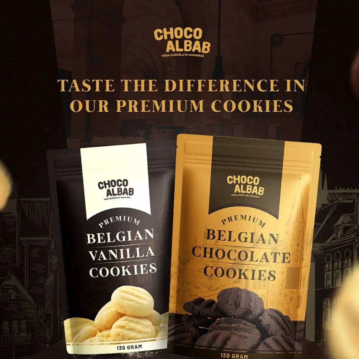 Choco Albab Cookies: Belgian Cookies