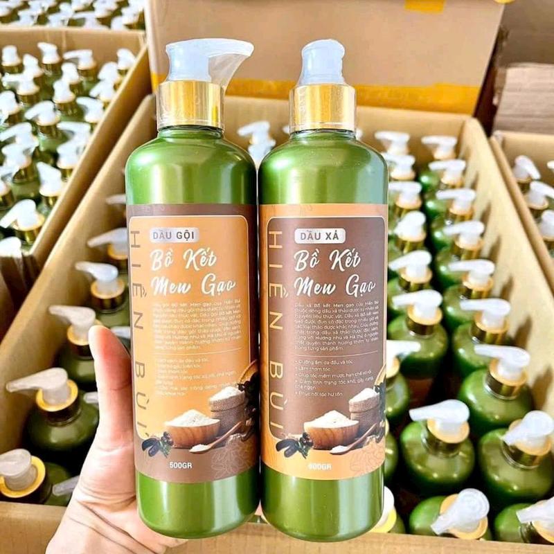 Cặp dầu gội xả   bồ kết men gạo hỗ trợ rụng tóc sau sinh và hỗ trợ da bị gầu  Chăm Sóc Tóc