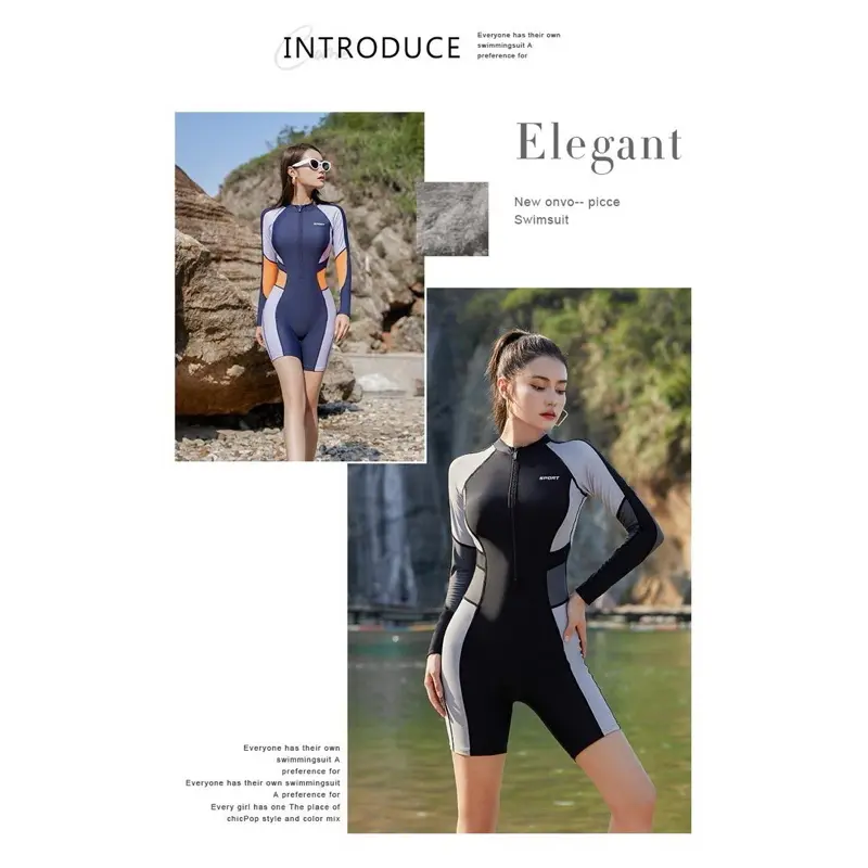 305 Onepiece Colour Block Rashguard 6