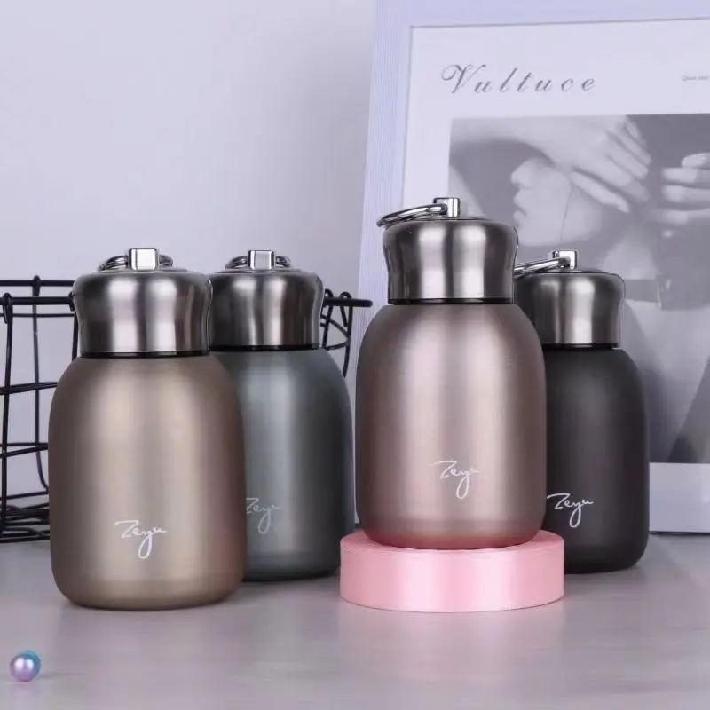 Botol Minum Thermos 300ml Mini Tahan Panas dan Dingin 6