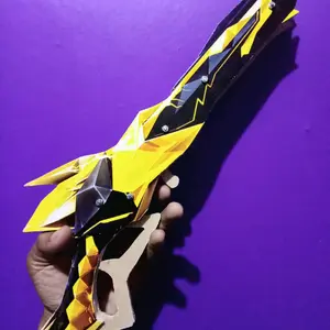 Mainan Tembakan Anak SG Terompet emerald power  , SG emas golden glare FreeFire, Anak, Toy, Karet