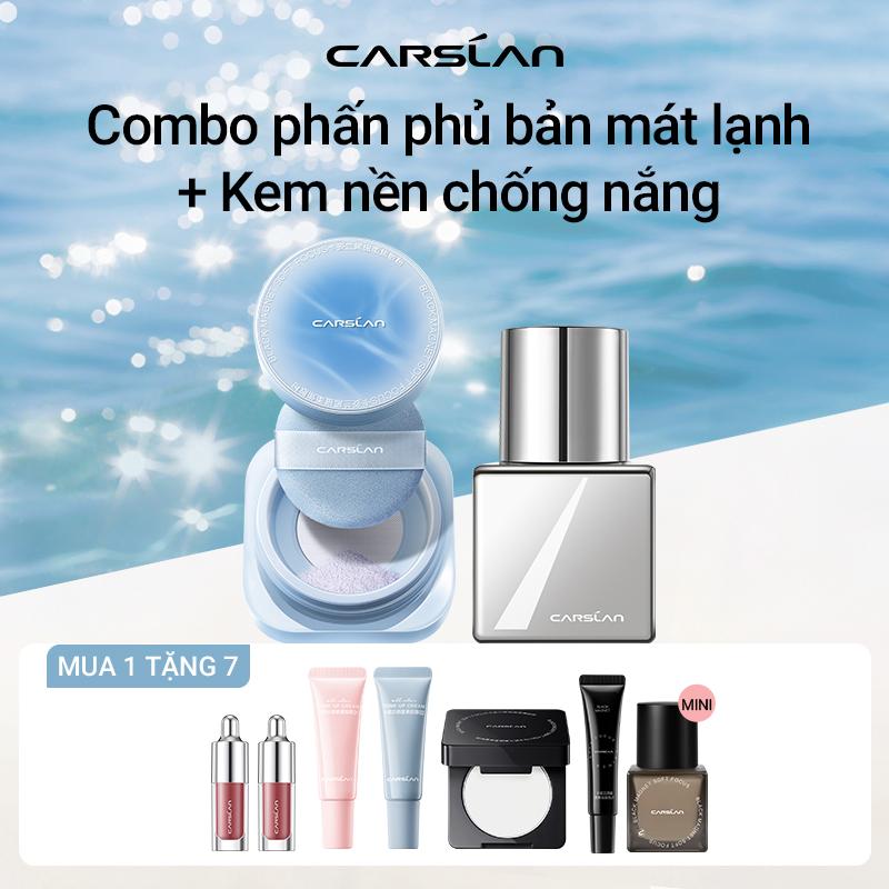   COMBO Kem nền chống nắng cao mỏng nhẹ bám nền lâu 30g+Phấn phủ Black Magnet 2.0 8g+ Free Gifts Son dưỡng mini 1g*2+Kem nâng tông mini 5g*2+Phấn nén mini 1.5g*1+Kem nền Carslan 7.5g*1+kem lót trang điểm 10g*1 