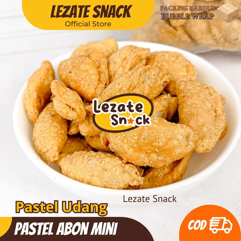 Pastel Abon Mini 1KG Kiloan Rasa Gurih Renyah Enak Murah / Pastel Kering Isi Abon Udang Premium / Pastel Kering Abon Sapi Kiloan Murah Sumpia Kiloan 6