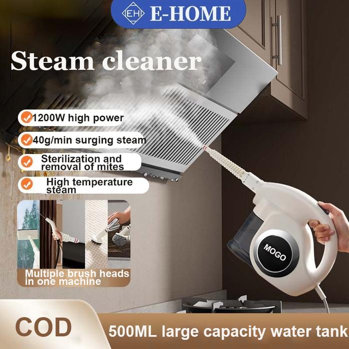 Gambar E-Home 100Celsius Steam Cleaner Up Multi Function 520ML Deep Cleaning Handheld Mesin Pembersih Uap dari E-Home Shop Kota Bekasi Tokopedia