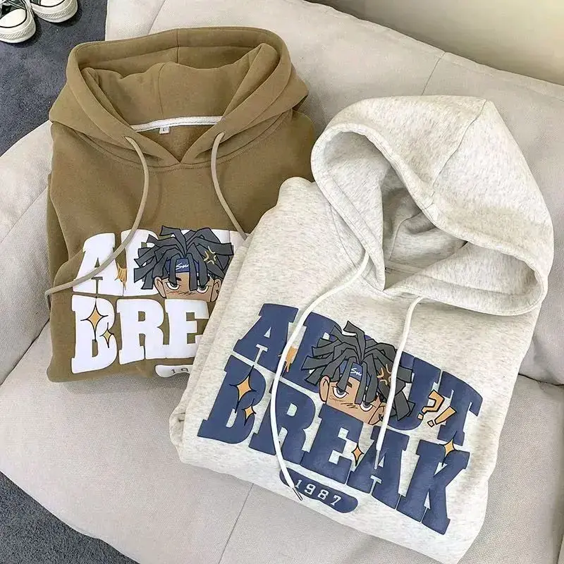 S-6XL Sweater Hoodie Pria Wanita Bigsize Sweatshirt Oversize Abu Misty Jumbo Unisex Fleece Distro Crewneck Zipper Keren Lembut Logo Nyaman Panjang Topi Varsity Simple Bandung hodi jaket korea
