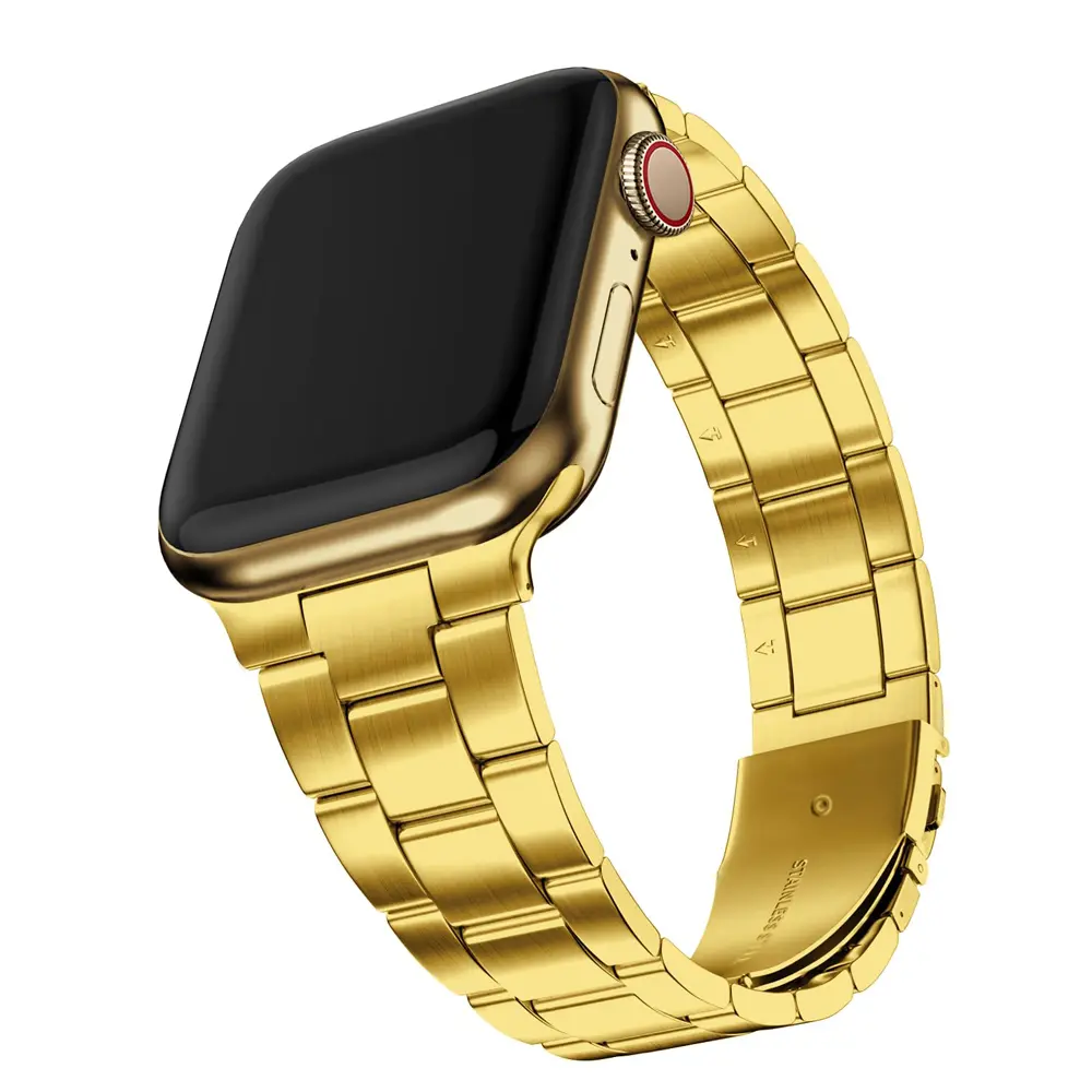 No Tools Needed Compatible Apple Watch Bands 49mm 45mm 44mm 46mm 42mm 41mm 40mm 38mm ,Slim Metal Link Wristband iWatch Series 10/9/8/7/6/5/4/3/2/1/SE2/SE/Ultra