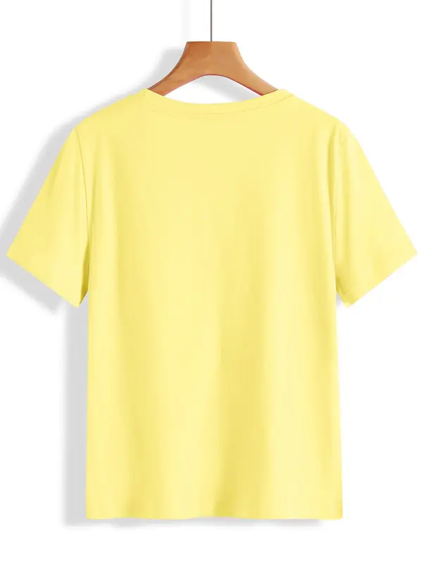 【Plus Size】 Floral Print Round Neck Tee, Fashion Casual Crew Neck Short Sleeve T-shirt for Daily Outdoor Wear, Women Plus Clothing for Summer, Top, Summer Clothes Women 1