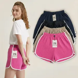 PBungsu - Paket 4 PCS Celana Hot Pants Knit Hornets Hotpants Muniko Korea Style Kulot Wanita Dewasa Bahan Nyaman Ukuran Standar & Jumbo