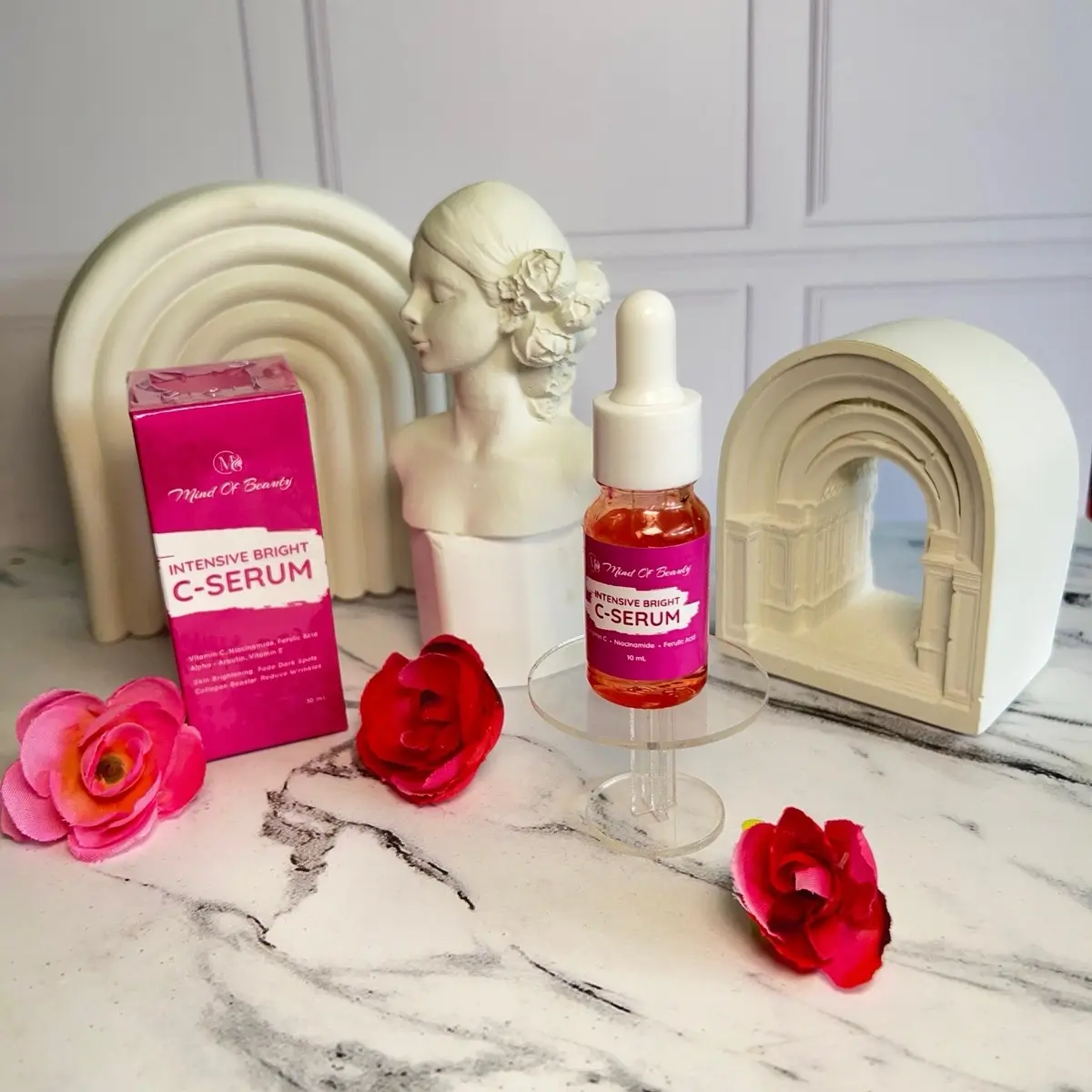 (MOB) MIND OF BEAUTY INSENTIVE BRIGHT C-SERUM (isi 1) Wajah Pencerah
