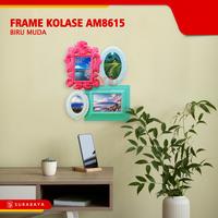 Gambar Pigura Bingkai Frame Foto Kolase Multi Photo AM8615 Biru Dinding Hijau Plastik Kaca - Biru Muda dari Foyu Photo Kota Surabaya 4 Tokopedia