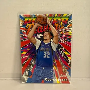 Cooper Flagg power players topps 2025-26 rookie card