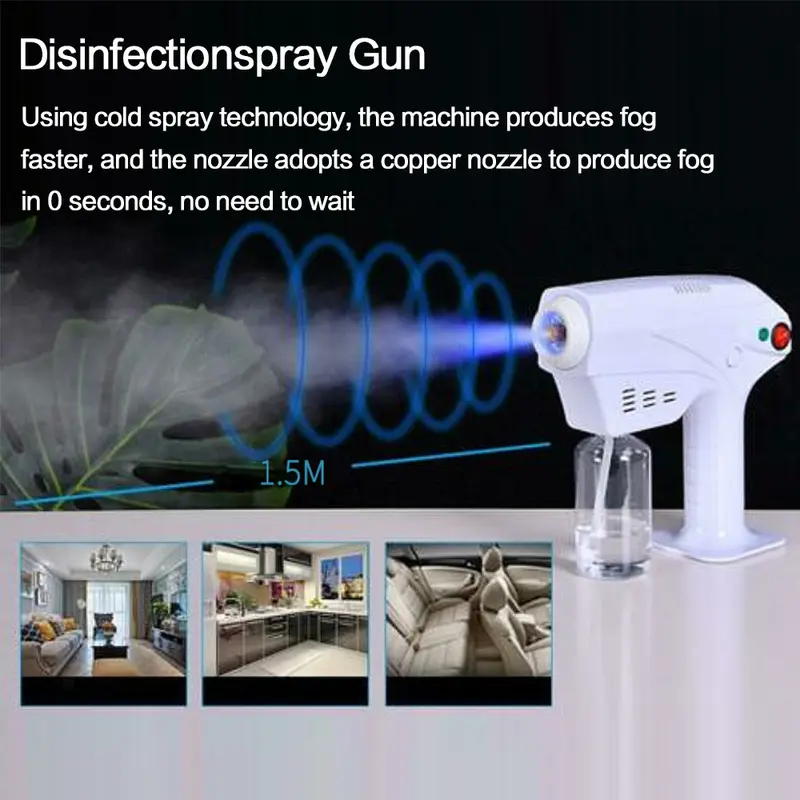 AS39 - 600ml Nano Steam Spray Wireless Household Disinfection Rechargeable Sprayer Fogger Machine 3