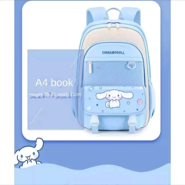 TAS SEKOLAH ANAK PEREMPUAN TK/SD KARAKTER CINAMOROOL TERBARU TERLARIS TERVIRAL Fashion ringan 4