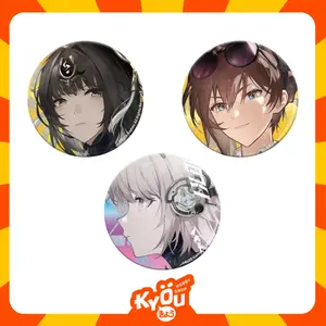 Qu | Teddy | Bridget Character Can Badges (5,8cm) - Punishing Gray Raven