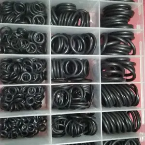 CASTA Set Seal O-Ring Karet NBR 1200PCS / 225PCS dengan Kotak – Segel Anti Bocor, Tahan Panas & Minyak, Cocok untuk Hidrolik, Mesin, Pipa, dan Otomotif