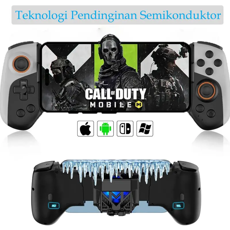 Mobile Gamepad Controller Pendinginan semikonduktor E -Sports Professional Pubg Genshin Zelda Wireless Accessories Joystick 0