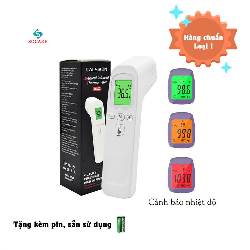 BH1T-Tặng pin Nhiệt Kế Hồng Ngoại Kỹ Thuật Số Không Tiếp Xúc HG02-Đo Thân Nhiệt Đồ Vật Nước Tắm Pha Sữa - An Toàn Cao Cấp Đo Bé Sốt