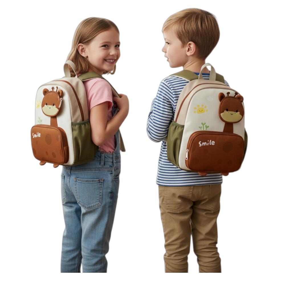 _SMILE_Ransel Anak Motif Jerapah/Tas Ransel Sekolah Anak Tk,Sd Karakter Jerapah Lucu Fashion UNISEKS _SMILE_Ransel Anak Motif Jerapah/Tas Ransel Sekolah Anak Tk,Sd Karakter Jerapah Lucu Fashion UNISEKS
