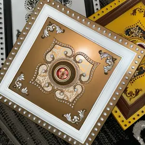 ORNAMEN FITTING LAMPU PVC UK 30x30 PERSEGI EMPAT