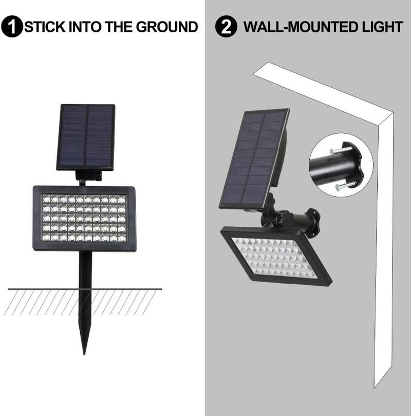 Product Introduction of 54 LED Solar Lights Outdoor Garden Spotlights Lawn Lamp Balcony Lighting 19